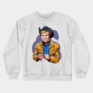 Jon Voight - An illustration by Paul Cemmick Crewneck Sweatshirt